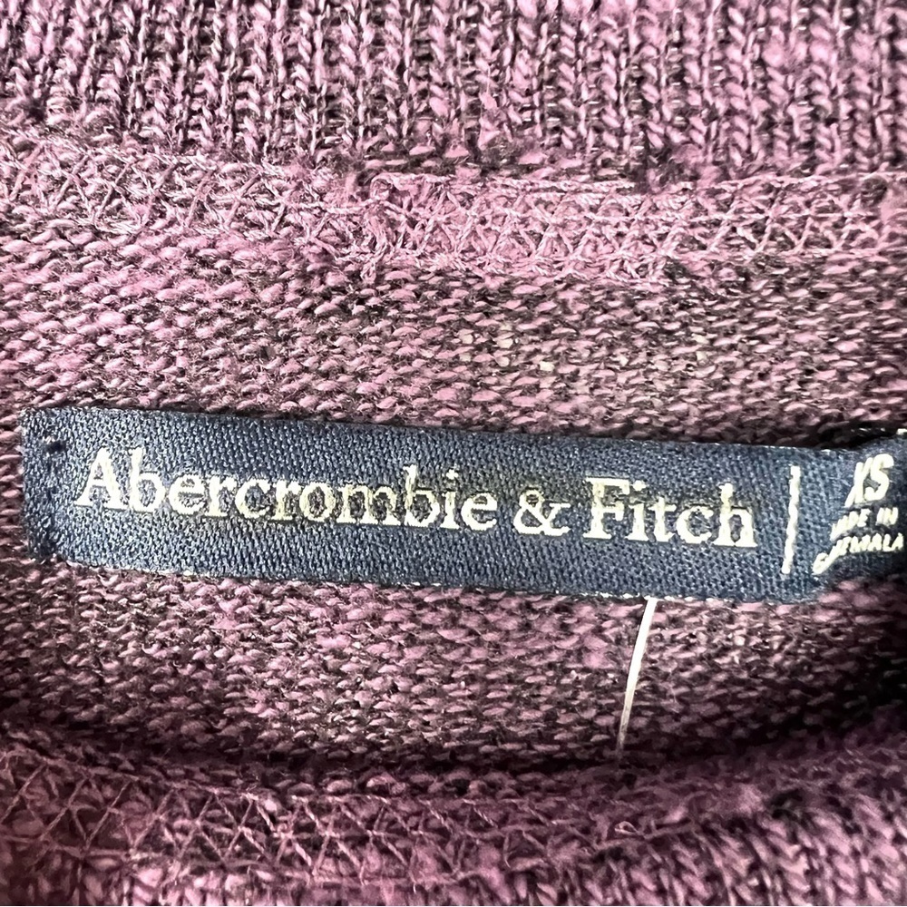 Abercrombie & Fitch long sleeve turtle neck in purple size XS - Picture 5 of 6